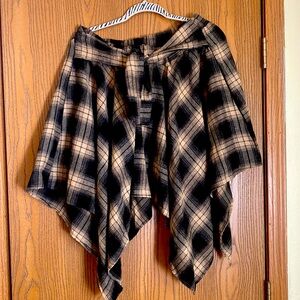A skirt that looks like a flannel shirt wrapped around your waist